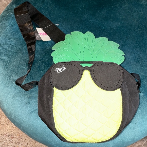 NWT Victoria's Secret PINK Pineapple Cooler Bag - Picture 2 of 4
